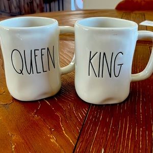 King and Queen Rae Dunn Mugs